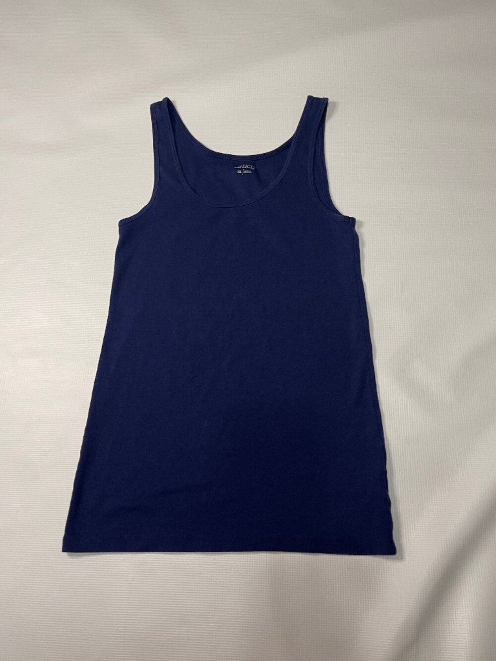 BCG Women's Athletic Tank Top Size XL Navy Blue Sleeveless Workout Gym Top
